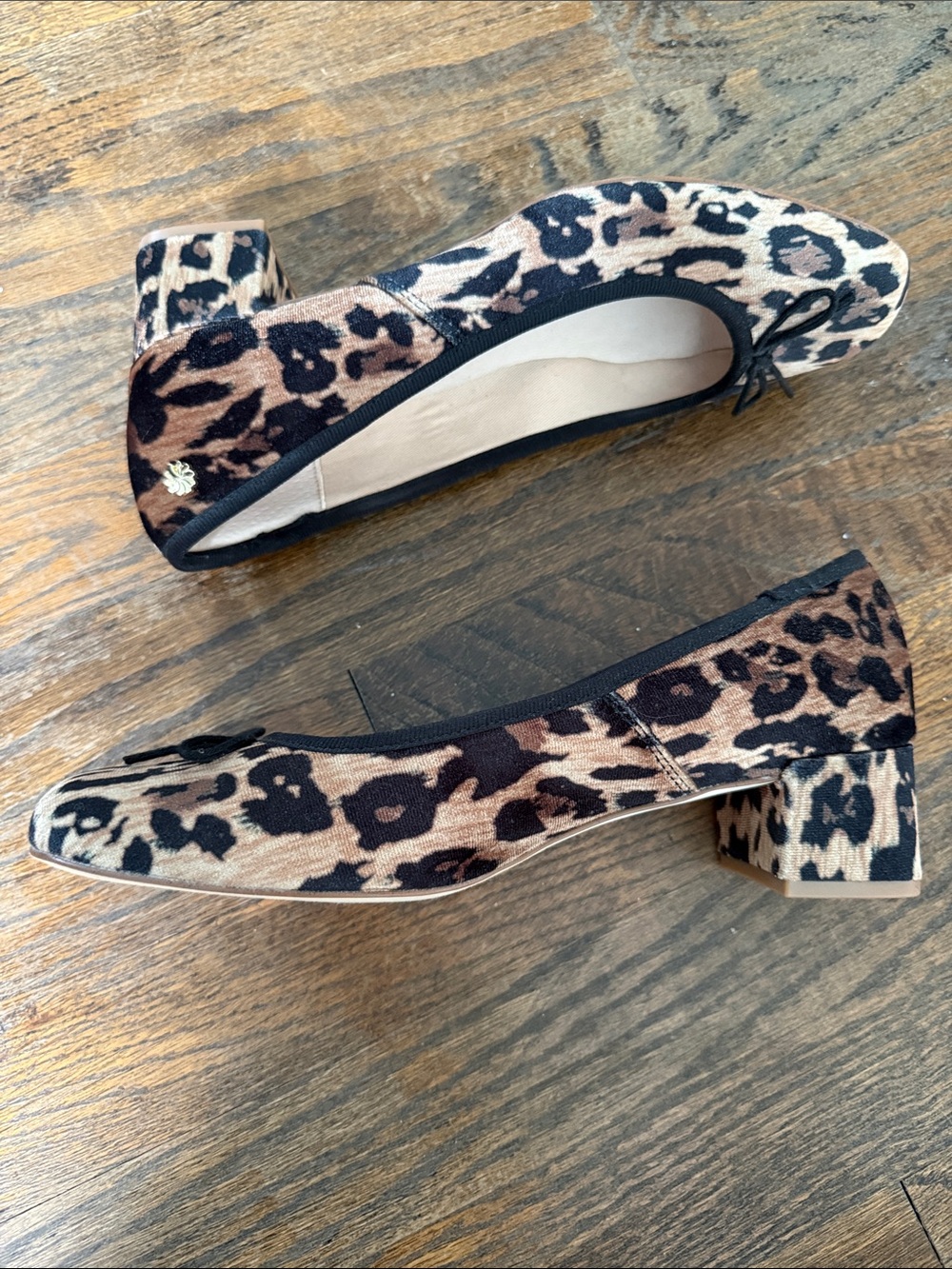 Jack Rogers Leopard-Print Maddy Ballet Mid Heel Pump size 8 - Picture 2 of 6